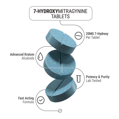 15mg 7-Hydroxy Tablets - Unflavored - Chill Extreme - Thumbnail 3