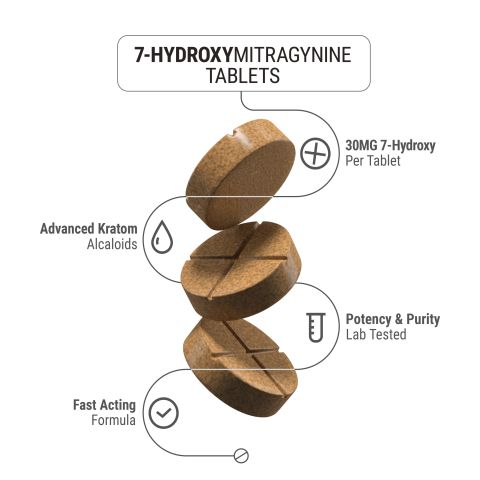 30mg 7-Hydroxy Tablets - Orange - Chill Extreme - Thumbnail 2