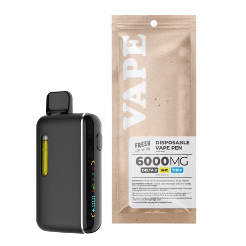 6000mg D8, HHC, THCP Vape Pen - Acapulco Gold - Sativa - 6ml - Fresh - Thumbnail 1
