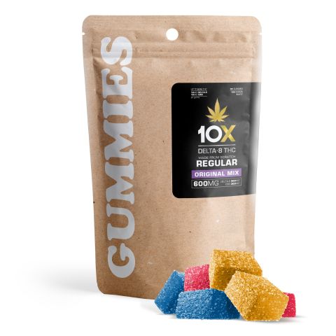 20mg CBD, D8 Gummies - Original Mix - 10X - Thumbnail 1