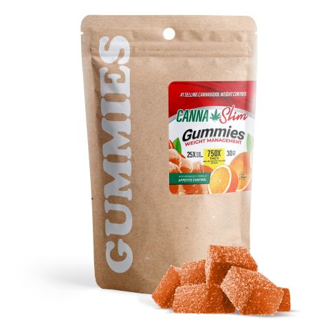 25mg THCV, CBD, CBDV Weight Management Gummies - Canna Slim - Thumbnail 1