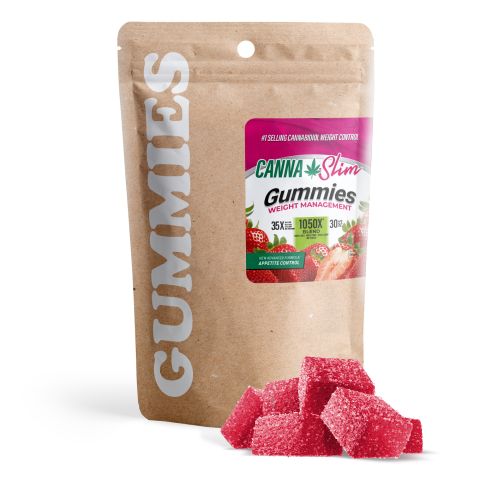 35mg THCV, CBD, CBDV Weight Management Gummies - Canna Slim - Thumbnail 1