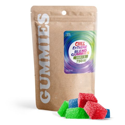 Double D Blend - 25mg Gummies - D8, D9 - Chill Extreme - Thumbnail 1