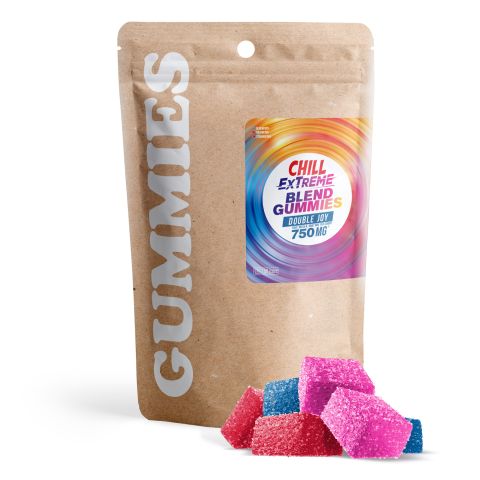 Double Joy Blend - 25mg Gummies - D9, HHC - Chill Extreme - Thumbnail 1