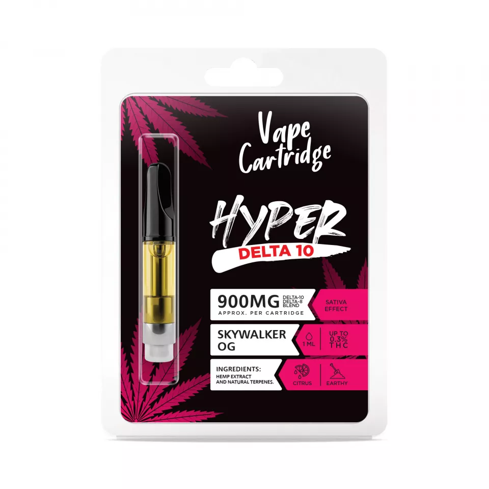 Skywalker OG Cart - Delta 10 THC - Hyper - 900mg (1ml)