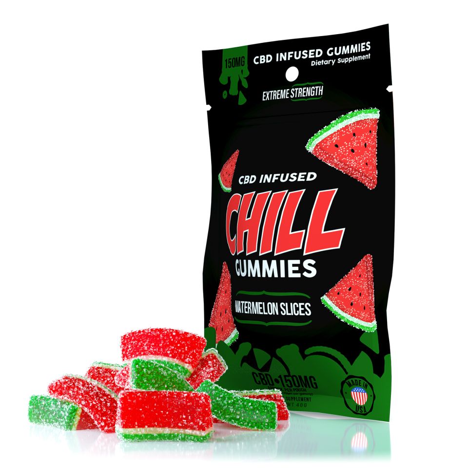 Chill Gummies Cbd Infused Watermelon Slices