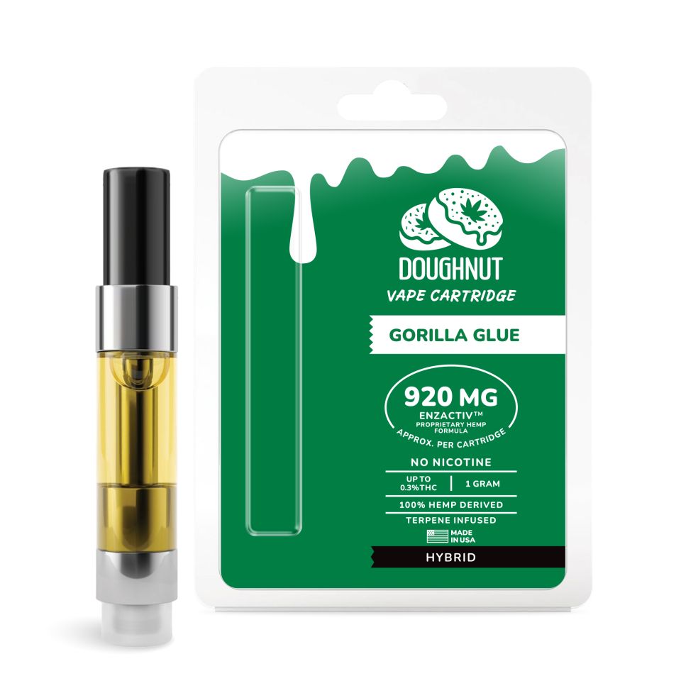 Gorilla Glue Cartridge - Active CBD - Enzactiv - Doughnut Active CBD