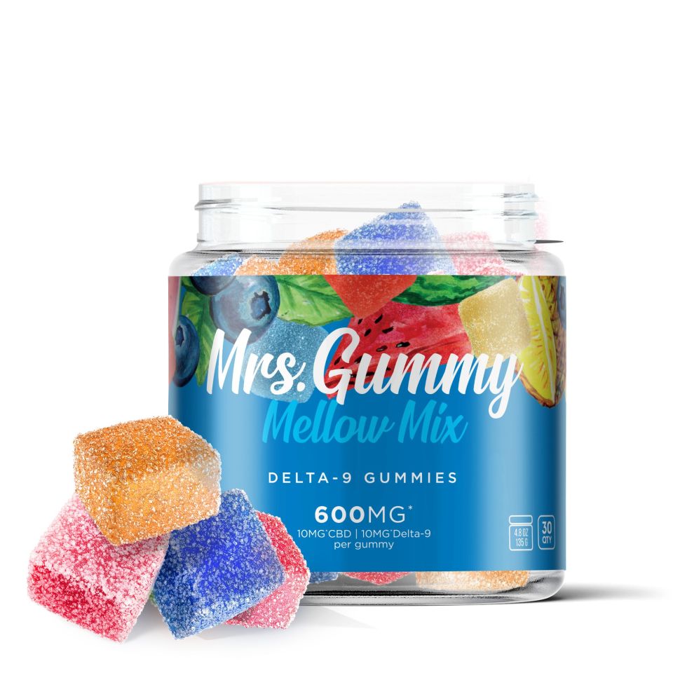 Mellow Mix Gummies - Delta 9 - Mrs. Gummy - 600mg