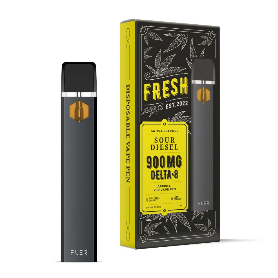 Sour Diesel Delta 8 THC Vape Pen - Disposable - Fresh