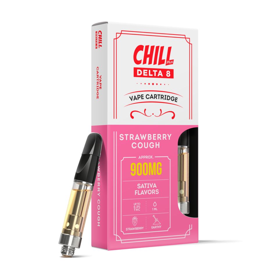 Strawberry Cough Cartridge Delta 8 Thc Chill Plus