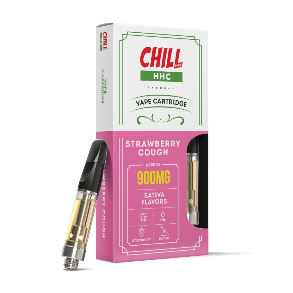 Strawberry Cough Cartridge - HHC - Chill Plus