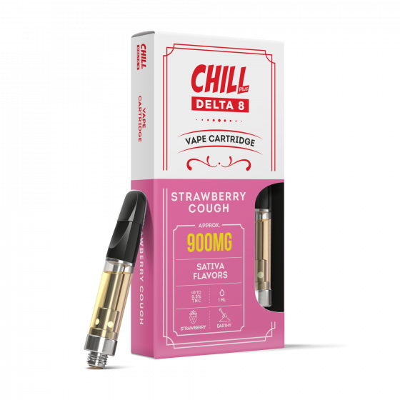 Strawberry Cough Cartridge Delta 8 Thc Chill Plus 1872